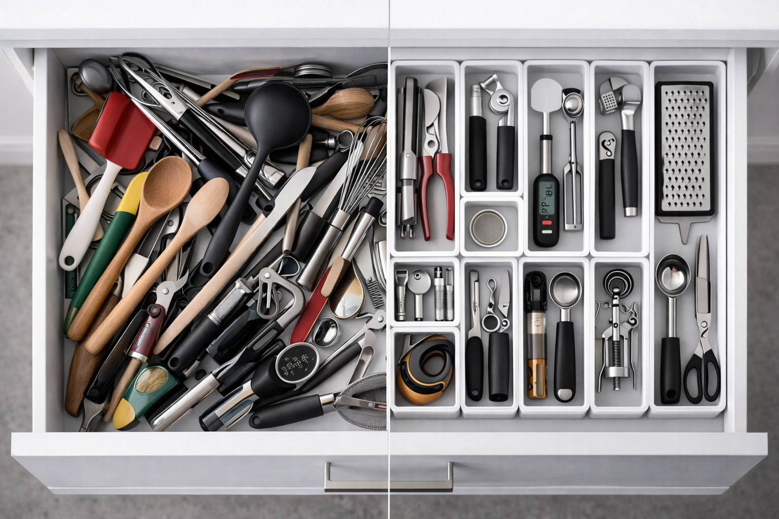 Comparación antes y después